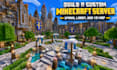 build a custom minecraft server spawm, lobby, hub or map