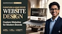 design a modern furniture or home decor website