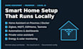 set up home assistant smart home automations on proxmox or docker