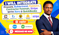 connect procore buildertrend fieldwire contractor foreman stripe with quickbooks