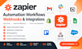 set up zapier automation webhooks and integrations