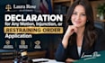 draft a temporary restraining order, tro or injunction motion, civil harassment
