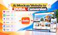 convert ai website or mockup into duda