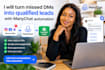 turn missed dms into qualified leads with manychat automation