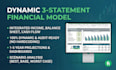 build a dynamic 3 statement financial model in excel