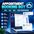 develop booking bot,vfs appointment bot, appointment bot,vfs bot, telegra