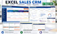 create a professional excel CRM and sales pipeline dashboard