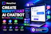 create manychat ai chatbot for instagram facebook and whatsapp
