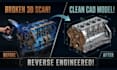 do reverse engineer 3d scans and create accurate 3d cad models from your data