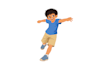 create flat illustration characters