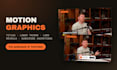 create motion graphics, lower thirds and logo animations