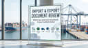 review your import export customs documents before clearance