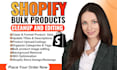 do shopify bulk product listing cleanup editing titles descriptions CSV import