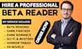 beta read dark fantasy, dark romance, sci fi, historical, horror taboo, ya novel