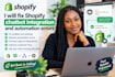 fix shopify chatbot integration and automation errors