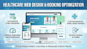 design responsive healthcare website with automated clinic booking system