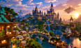 build minecraft worlds, maps, structures and server hubs