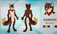 create furry reference sheet fursona ref sheet and furry character design