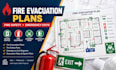 create fire evacuation plans fire safety plans emergency diagram