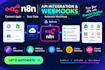 build n8n API integrations and webhook automations