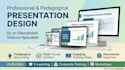 design professional training presentation slides and educational materials