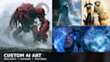 create ai art using your concept with midjourney ai