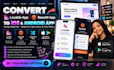 convert lovable app base44 app to ios android capacitor app store lovable ai app