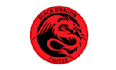 design professional black dragon coffee logo