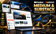 medium article promotion, substack  promotion, increase audience and engagement