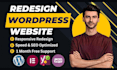 build website, redesign wordpress, duplicate website, wix to wordpress