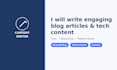 write engaging blog articles and tech content