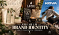 create a premium brand identity and visual direction