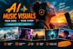 make a cinematic ai generated music video