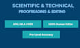 proofread and edit scientific, technical, and academic documents