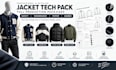 design full production packages for varsity, windbreaker, puffer and bomber