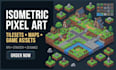 create isometric pixel art tileset  isometric map game assets sprite sheet