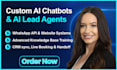 build custom ai chatbot for whatsapp, website bot and voiceflow botpress chatgpt