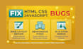 fix HTML CSS javascript bugs and make website responsive