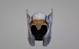 create custom 3d cosplay helmet stl cad and glb for 3d printing