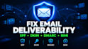 fix email deliverability setup spf dkim dmarc bimi
