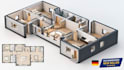 do 3d floor plan 2d to 3d conversion revit autocad sketchup rendering