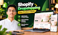 design shopify one product dropshipping