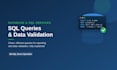sql queries and data validation