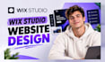design wix studio landingpage wix website