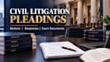 draft civil litigation pleadings, responses and court documents