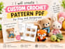 create custom crochet pattern PDF for etsy and amigurumi
