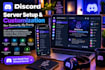 set up a custom discord server and whop for your community within 24 hours