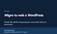 migrate your wix, jimdo or squarespace website to wordpress