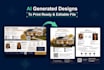 convert ai generated designs to clean print ready editable files