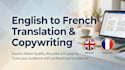 do professional french translation and copywriting